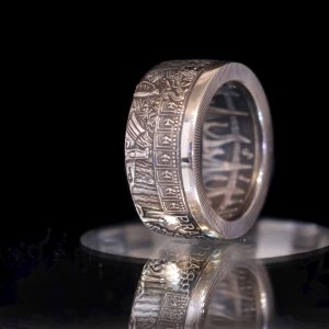 Pieces of Eight Fine Silver Coin Ring