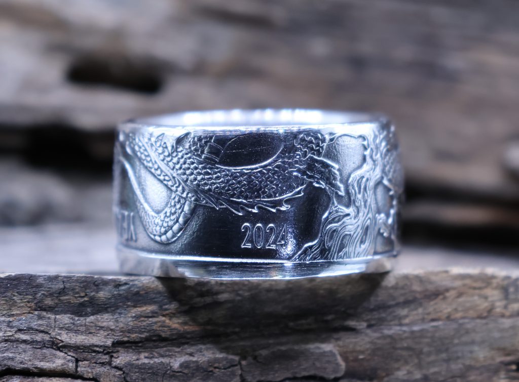 Silver Dollar Rings | Smooth | Polished - 10mm – Change To Treasure
