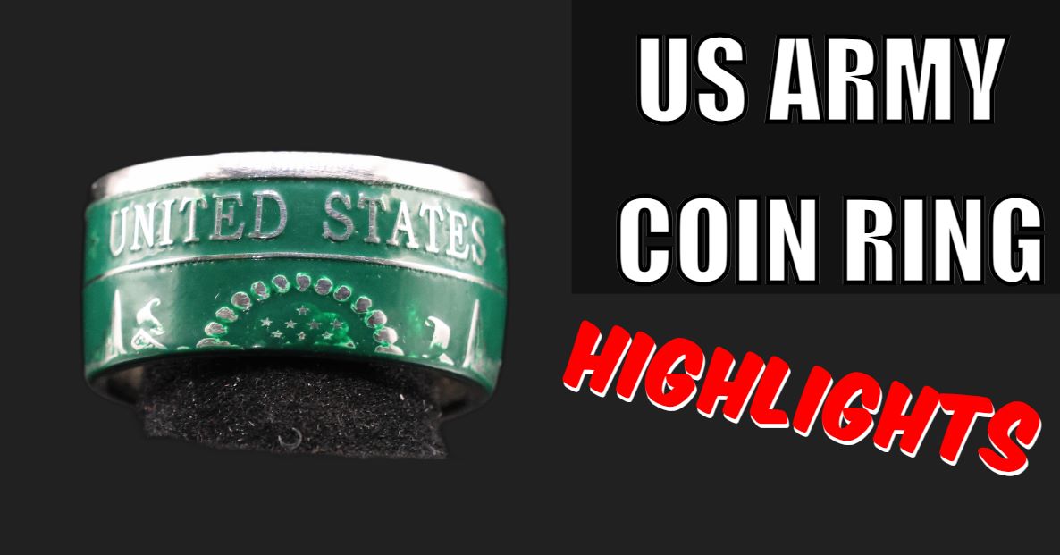 US Army Coin Ring Highlights